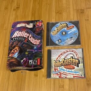 Roller coaster tycoon, loop landscapes with corkscrew follies, and tycoon 3